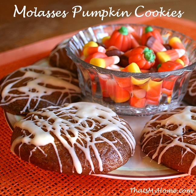 molasses pumpkin cookies recipe