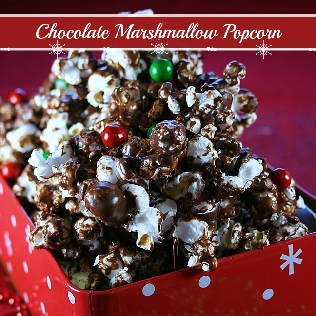 chocolate marshmallow popcorn from recipes food and cooking.com