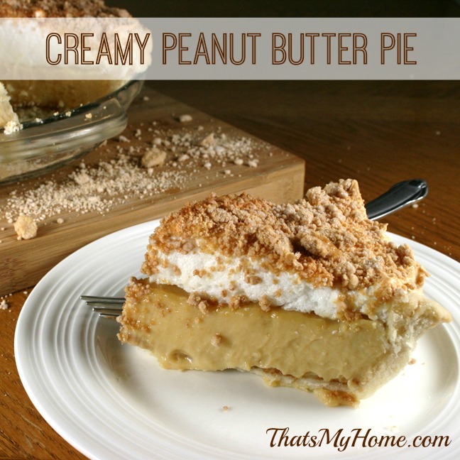 Peanut Butter Pie Recipe from https://thatsmyhome.recipesfoodandcooking.com