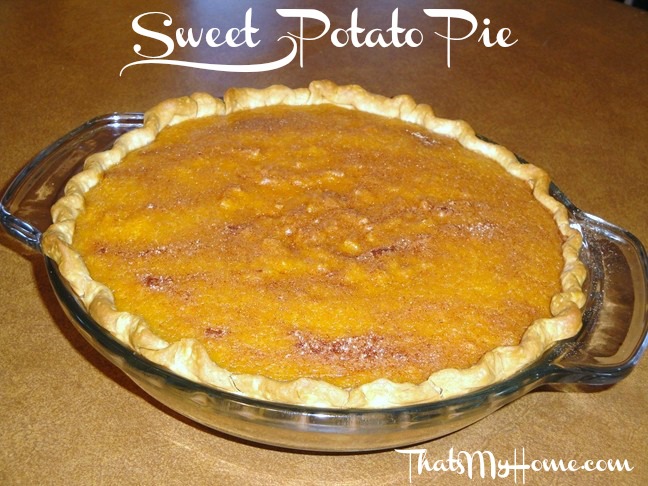 sweet potato pie recipe from thatsmyhome.recipesfoodandcooking.com