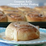 Cinnamon Rolls with Browned Butter from That's My Home